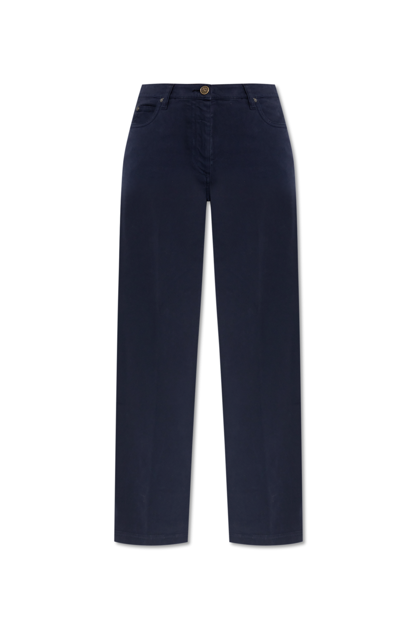 Navy blue Straight-leg trousers Etro - Vitkac Canada
